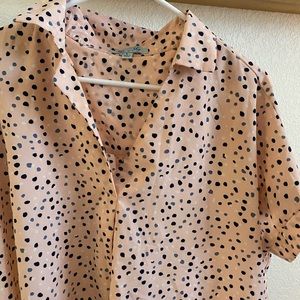 Pink Dalmatian Blouse